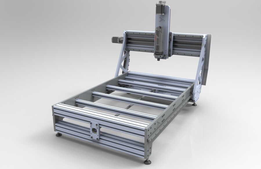 Фрезер CNC 800х500 3D-модель